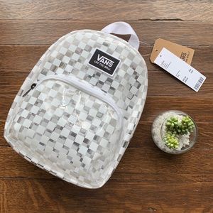 vans checkerboard mini backpack